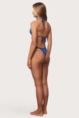 Tunnel Bikini Bottom - Abyss Shimmer Rash Free Fabric Lightweight Comfort