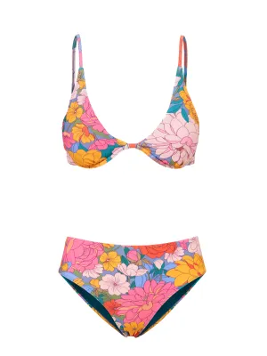 Quick Drying Inner Shell Leah Top   Classic Midrise Bottom in Zinnia Fields