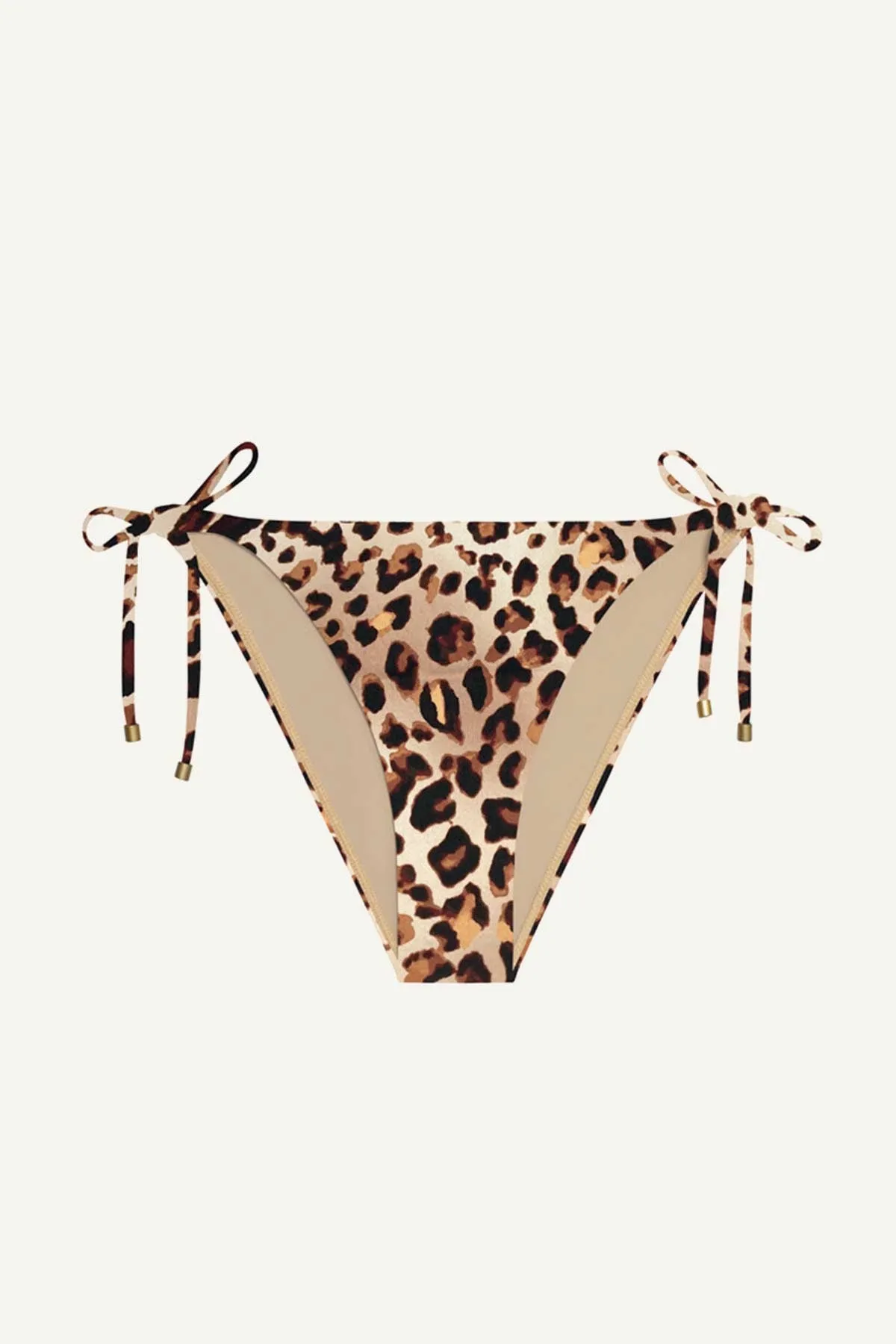 Stretchable Waistband Eco Friendly Dyeing Elle Tie Side Bottom - Lux Leopard EcoLux BT