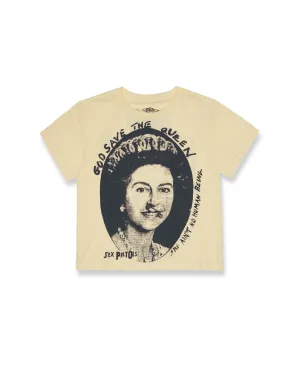 Teenager fashion Women's Sex Pistols God Save The Queen Heavyweight S/S Tee