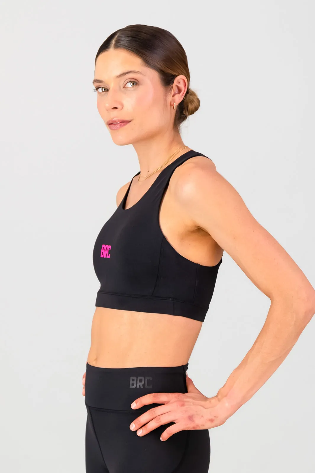 Brace Pro Sports Bra - Black Athletic Adaptive Compression