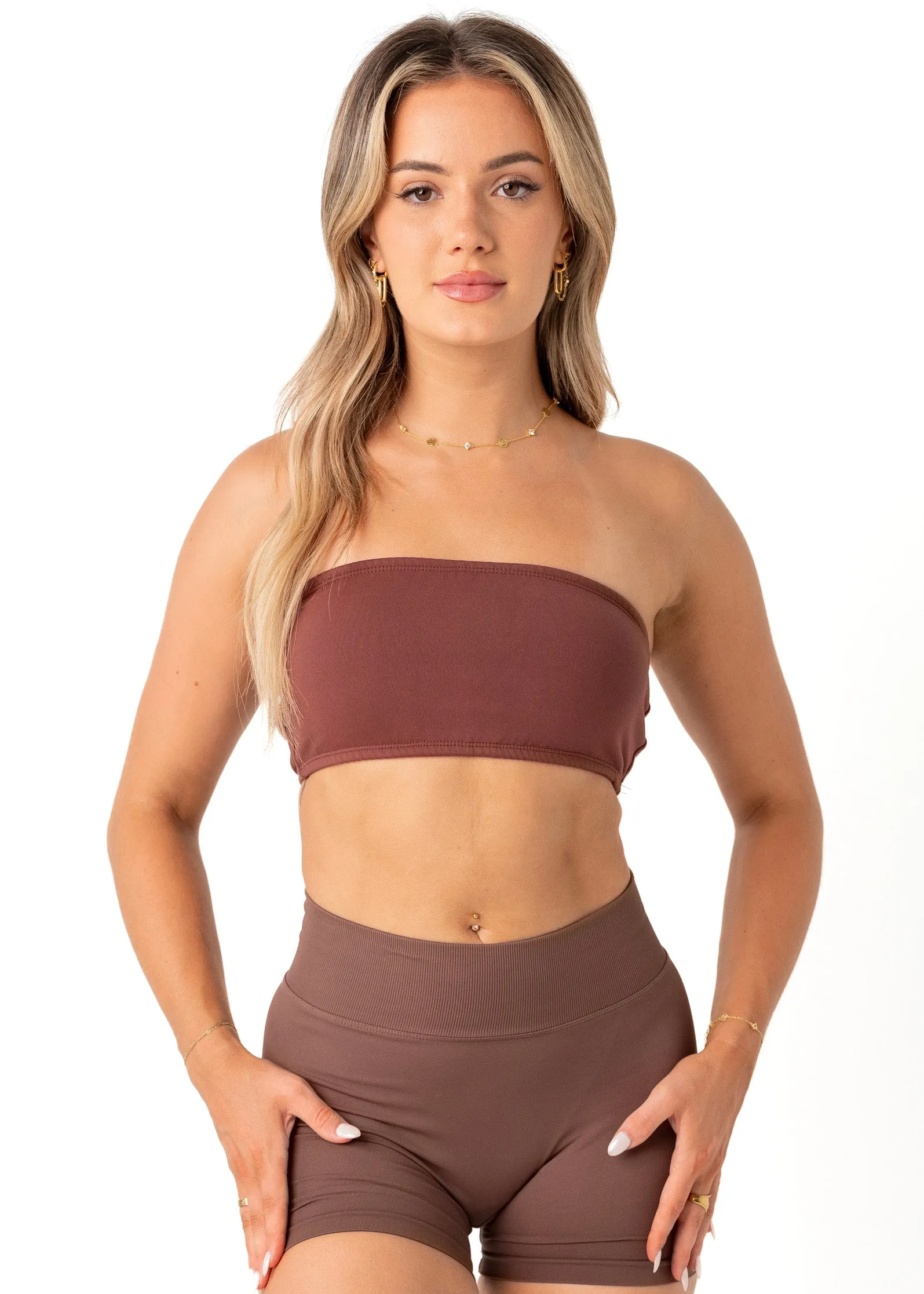 BANDEAU 2.0 - BROWN Adjustable Closure Fashionable