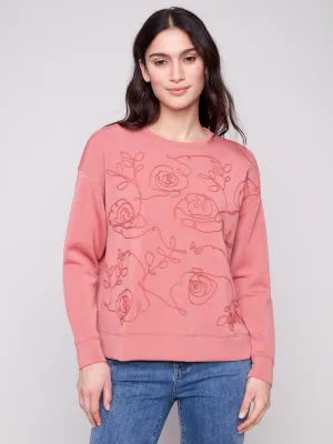 Scuba Knit Top with Soutache Detail - Primrose Active Apparel