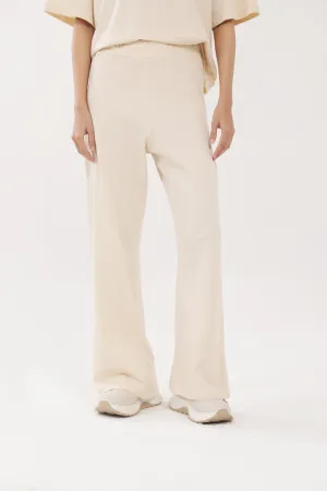 elastic waistband Smart Layer WIDE LEG TROUSERS