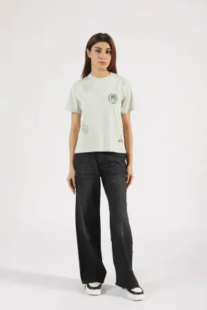 GRAPHIC REGULAR TEE french chic Modern Design