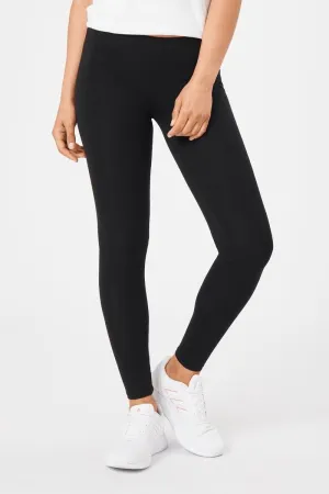 Insport Women's Essential Full Length Black Tights Future Glow