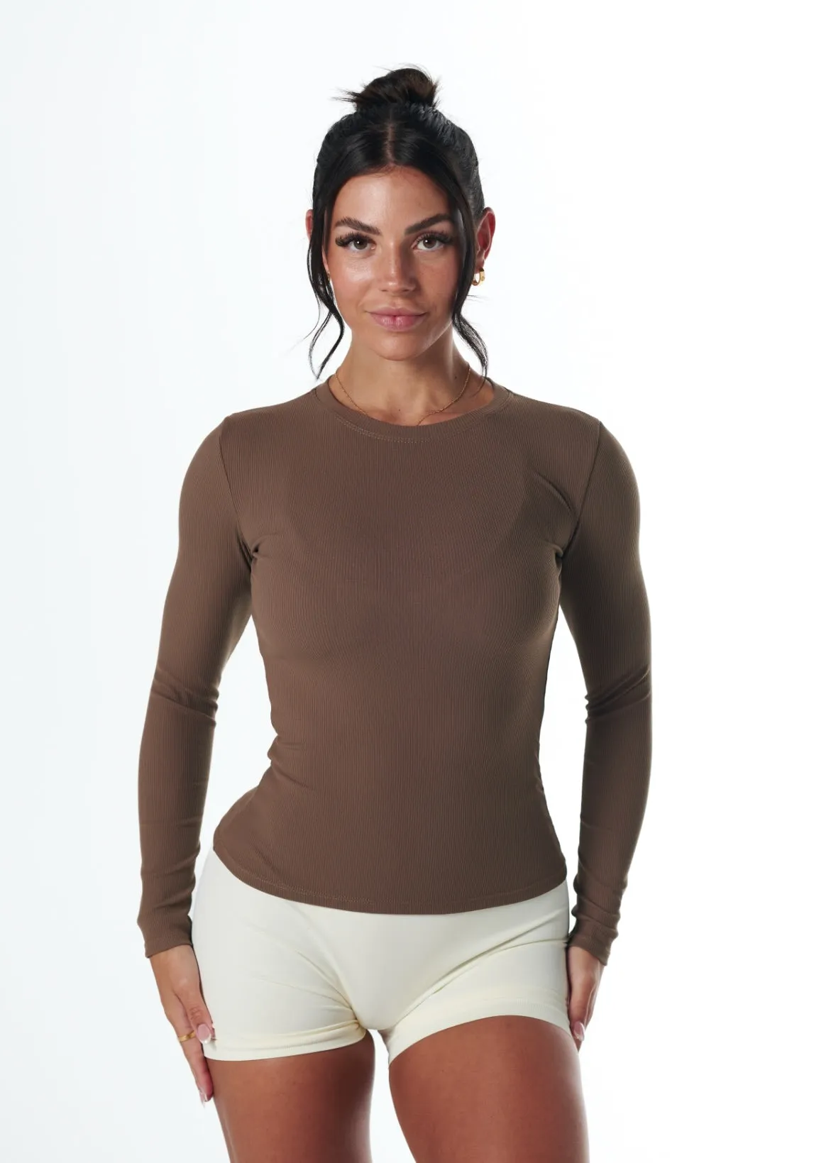 Light Jacket Vision Fit RIBBED LONG SLEEVE - OAK