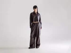 Jecko baggy trousers (252 / W / EBENE) Trendy Waist