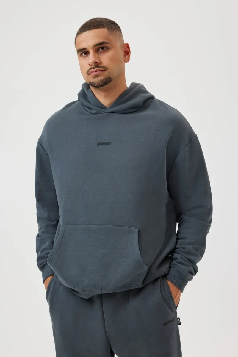 Essential Bold Insport Unisex Frankie Carbon Blue Hood