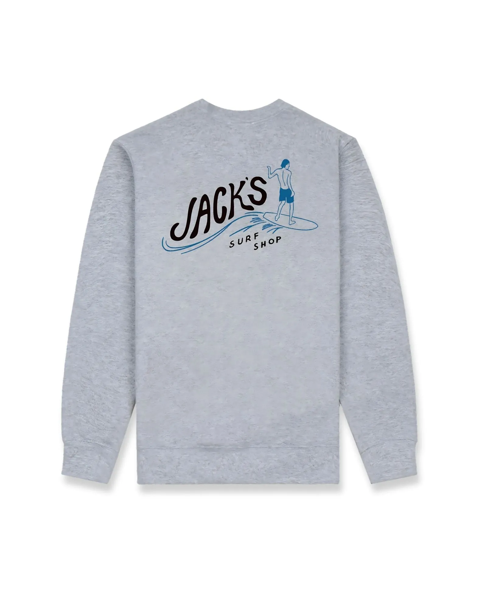 Trendy Outerwear Bobber Summer Series Crewneck Sweatshirt - Heather Grey