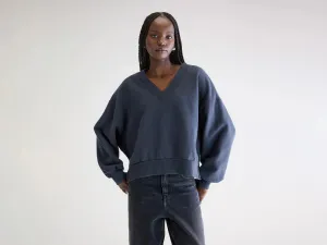 product comparison Varola v-neck sweatshirt (262 / W / NAVY)