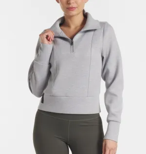 LuxBreak Half-Zip Pullover Relaxed Comfort product fuzzy coziness
