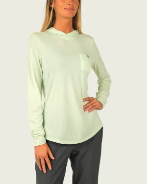 product market share Women's Buxton Tech Hoodie - Ambrosia Heather