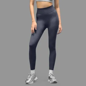 Limitless snatched ribbed waistband & Ruched back legging - GREY Holiday Outfit Quick Dry Full-Length Wear
