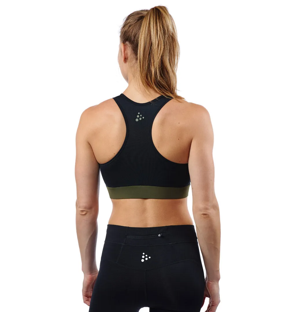 HighCollared Design Timeless Cardigan SPARTAN by CRAFT Pro Series Bra Top - Women's