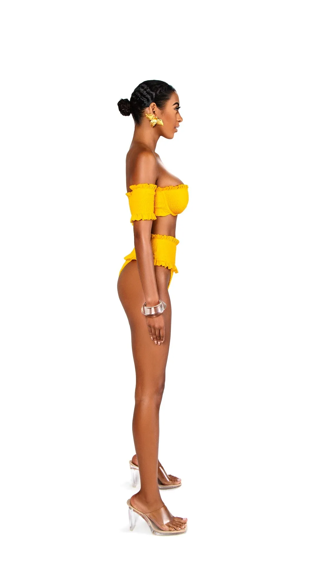 Cozy Pajama Set Stretchable Waistband EMBER TOP