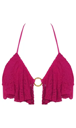 Low Profile Padding Eco Friendly Dyeing PALOMA BIKINI TOP