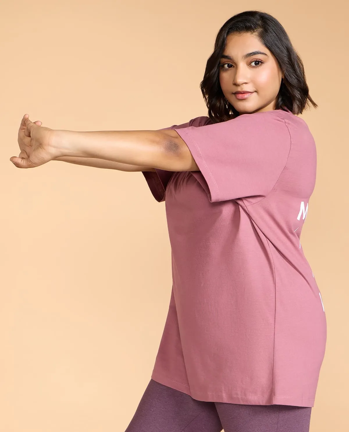 Simple Yet Cozy Cotton Oversized Graphic Tee
