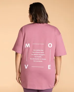 Cotton Oversized Graphic Tee Stretchable Fabric Chic Comfort