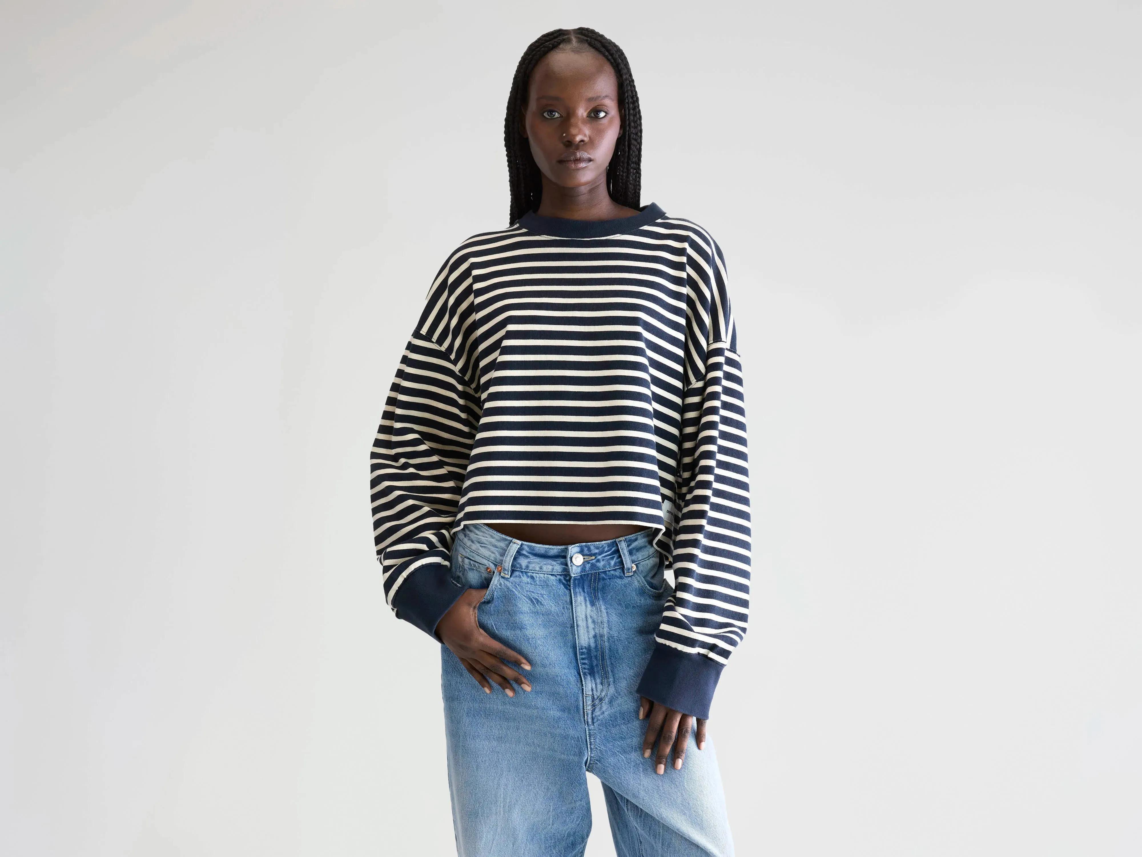 waterproof Franto long-sleeve t-shirt (252 / W / STRIPE A)