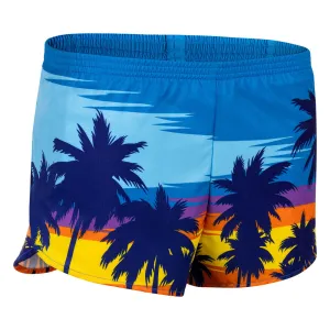 Classic Fit Women's 1" Elite Split Shorts - Sunrise Vibes