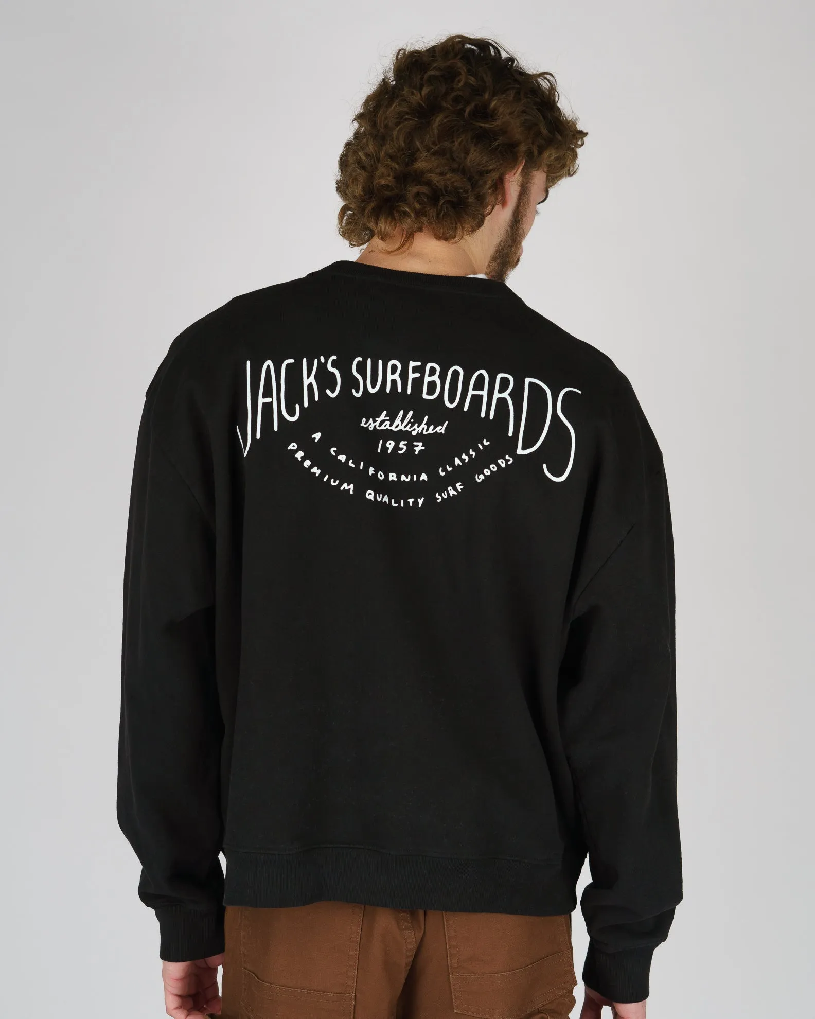 Relaxed Layer Long Sleeves Crescent Heavyweight Crewneck