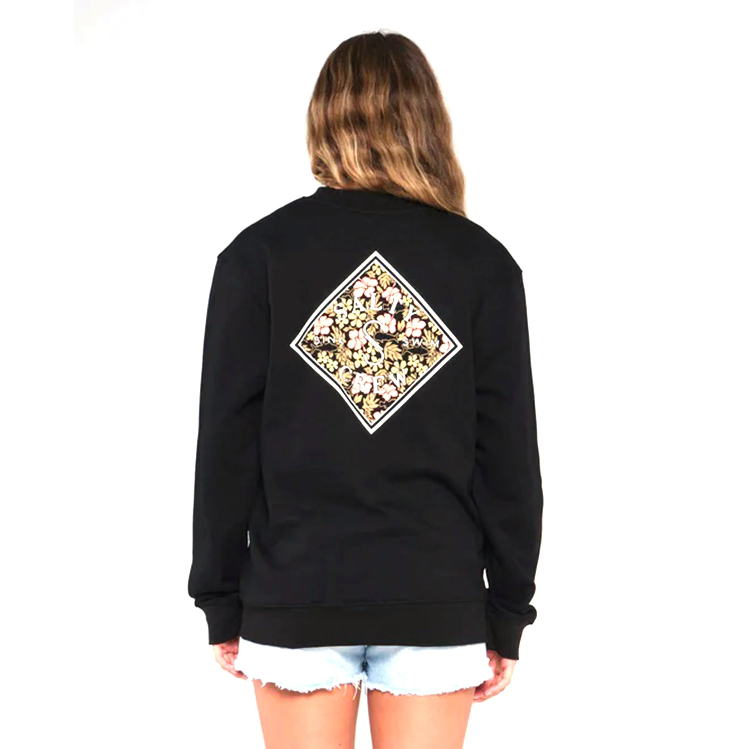 Sporty Fit Tippet Fill Crew - Black