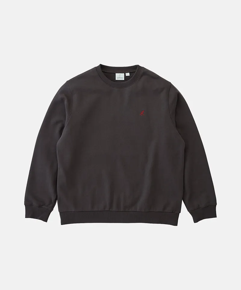 Sporty Comfort One Point Crew Sweatshirt