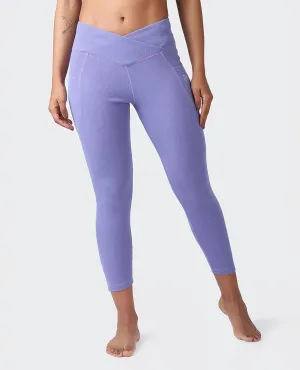 Temperature Regulating Fabric Ribbed Criss Cross Leggings Very Peri