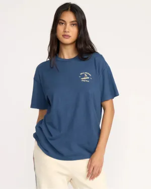 Catch Feelings S/S T-Shirt - Navy Chic Style