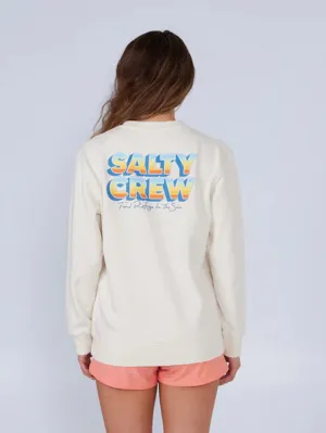 Women's Summer Time Premium Crewneck - Bone Soft and Warm