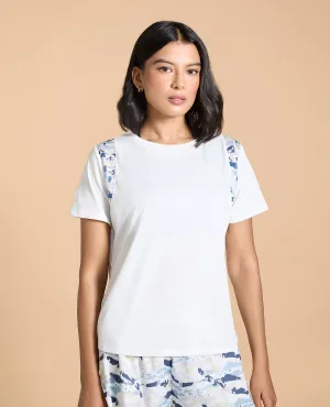 NoSideSeam Heathered Fabric Stride Running Top
