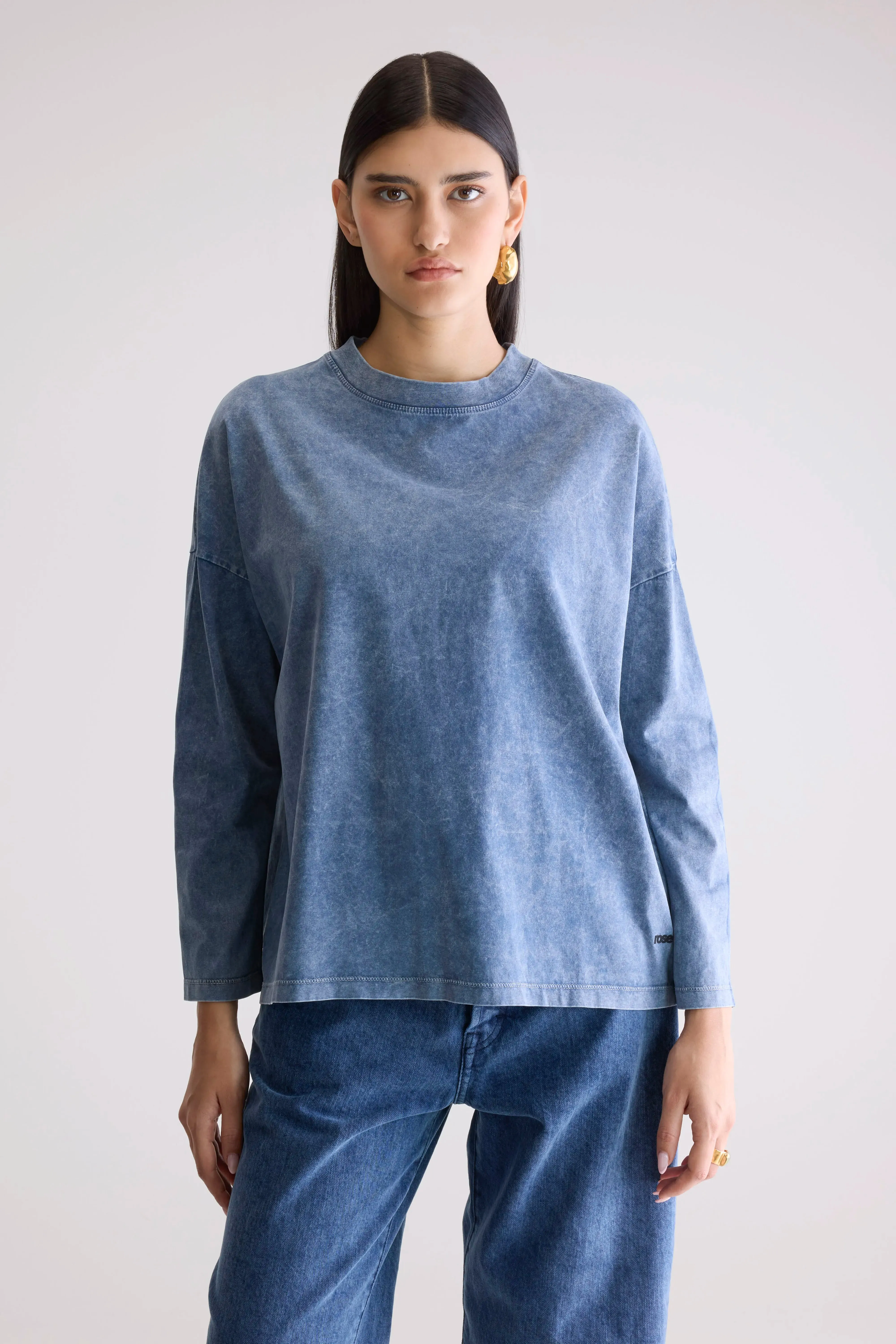Modern Trend Look Filio long sleeve t-shirt (252 / W / BLUE JEANS)