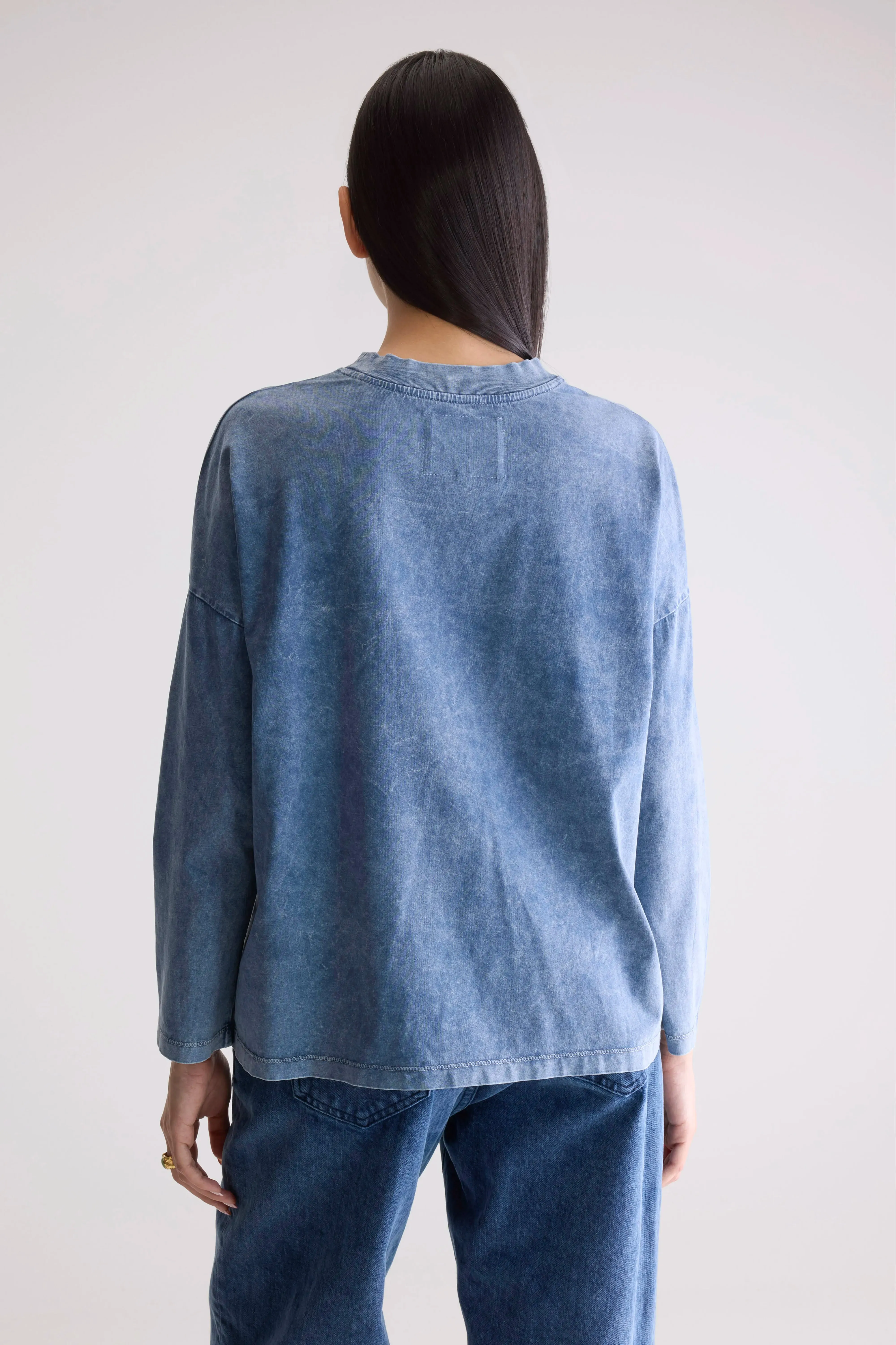 Fresh Comfort Style Filio long sleeve t-shirt (252 / W / BLUE JEANS)
