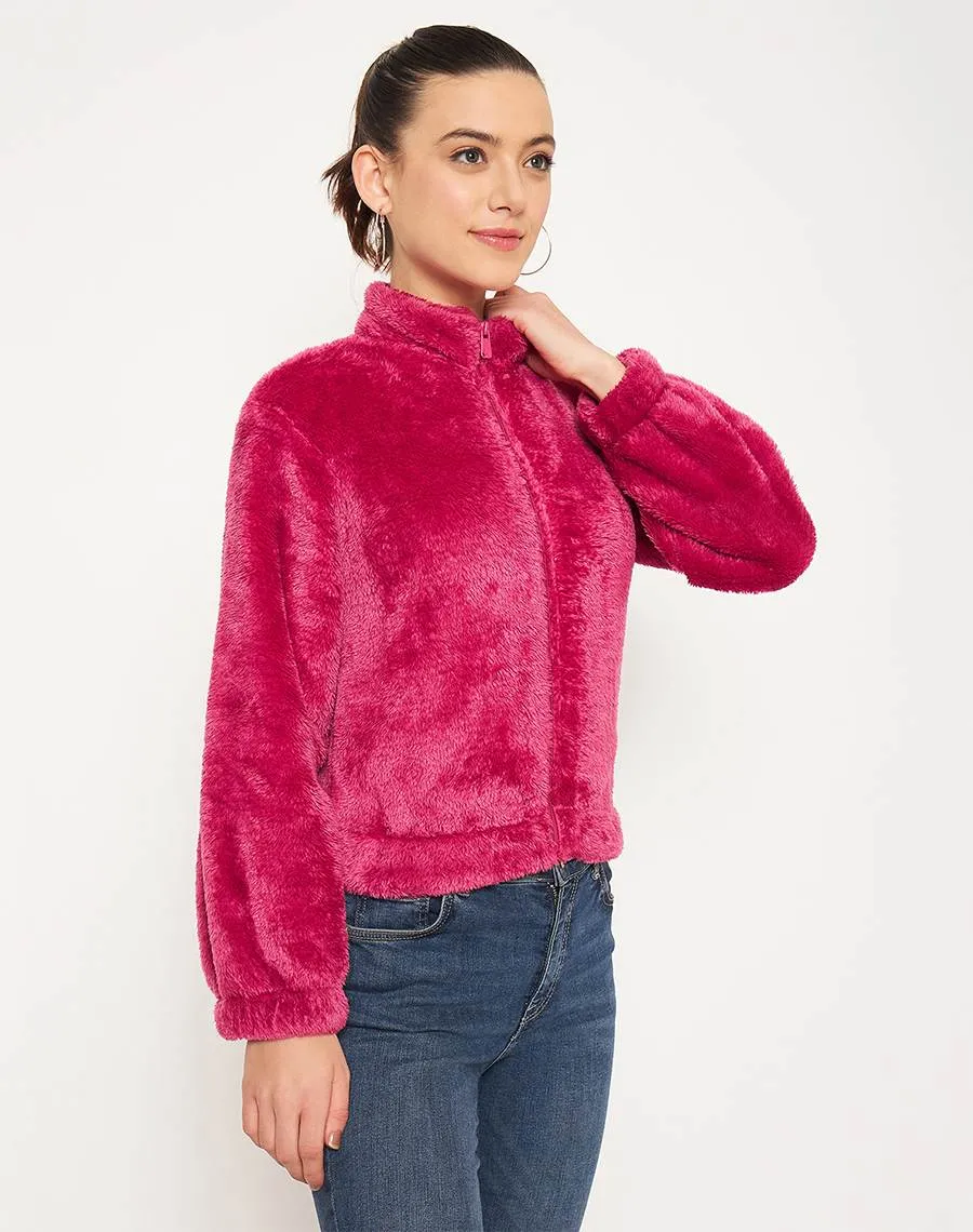 product affordable accessibility Casual Layers Madame Mystic High Neck Sweatshirt