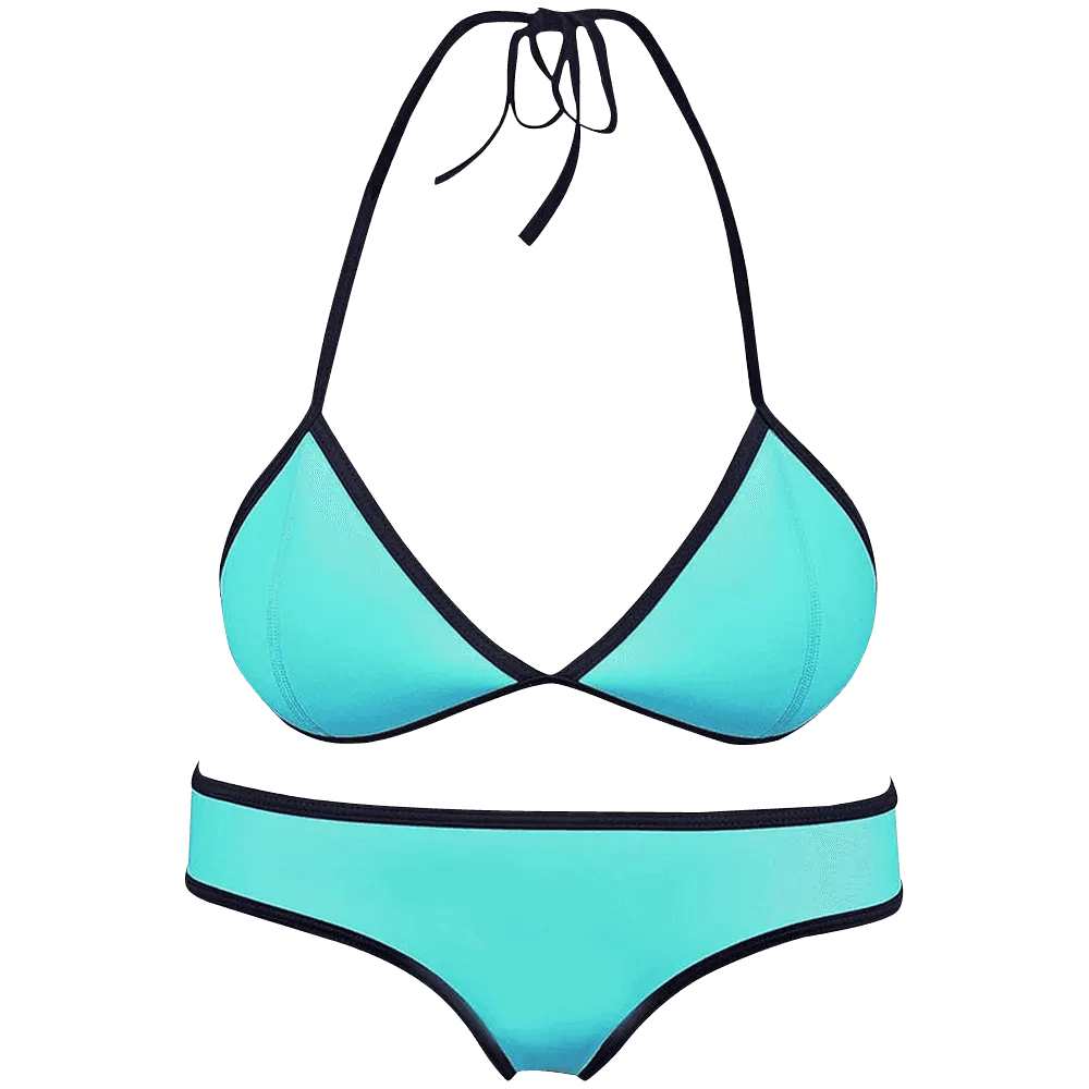 Diving Suit Material-neoprene Bikini Set Swimsuit Swimwear Design Edge