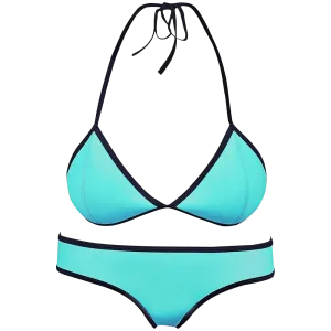 Diving Suit Material-neoprene Bikini Set Swimsuit Swimwear Tummy Control Panel Full Coverage Bottom