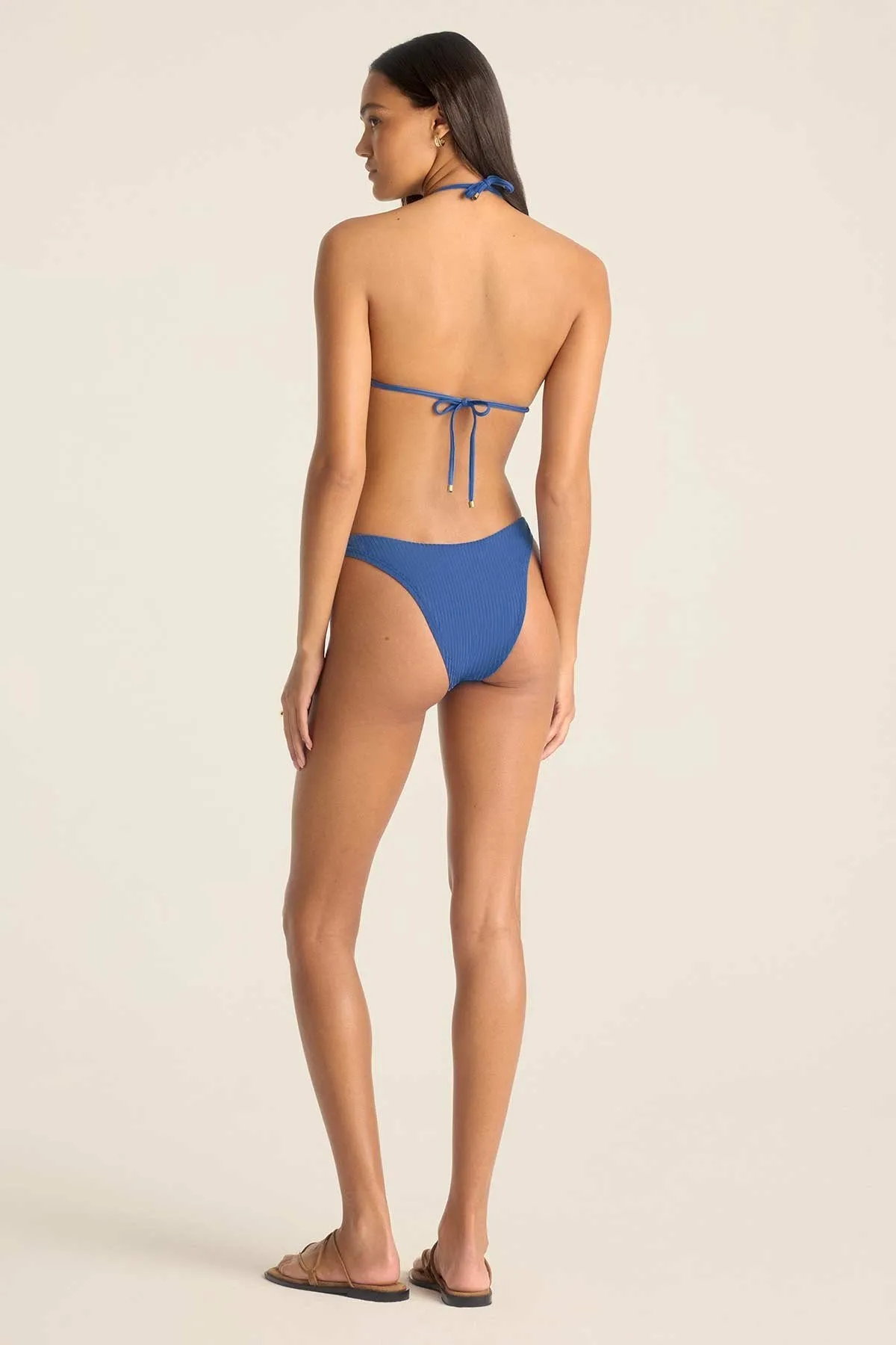 Cosmo Bottom - Chambray EcoRib Recycled Material Secure Back Closure