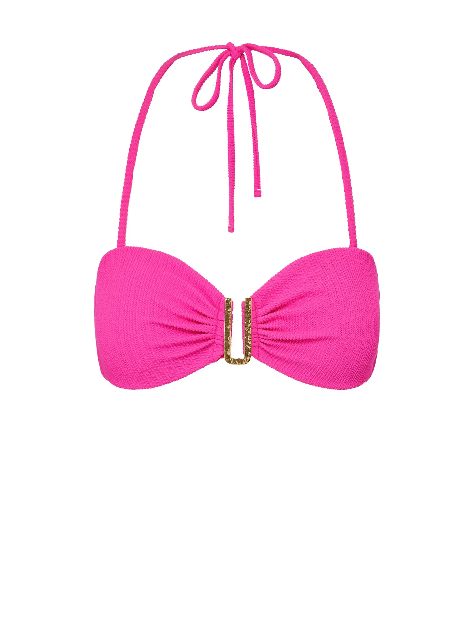 Cindy Top Shocking Pink Textured Stripe Rapid Dry Technology Anti Fade Technology