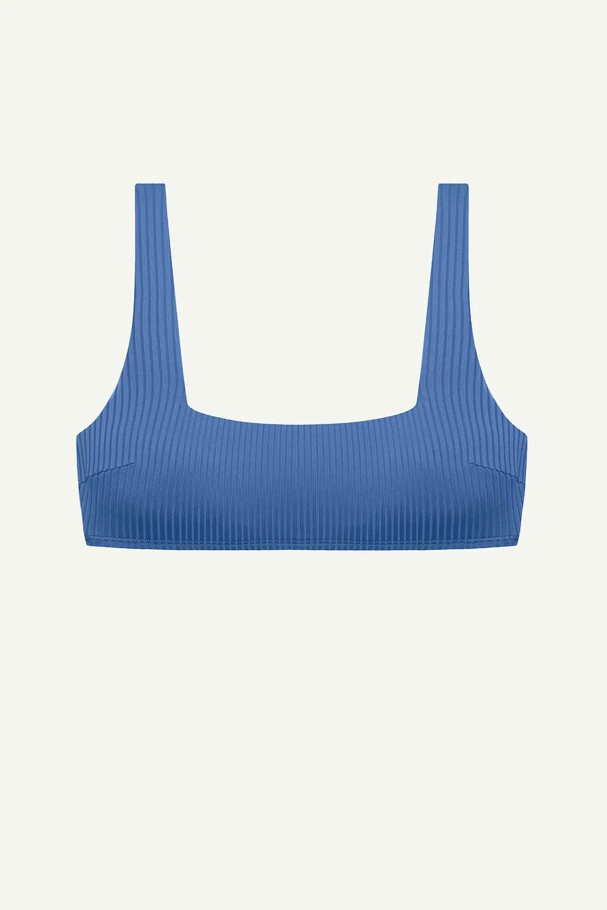 Mika Bralette - Chambray EcoRib Eco Friendly Dye Process