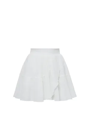Izzy Skirt In Fresh White Daily Essential Seamless Finish
