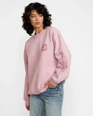 Baggie Boyfriend Crew - Lush LIlac Active Wearable Lounge Fit
