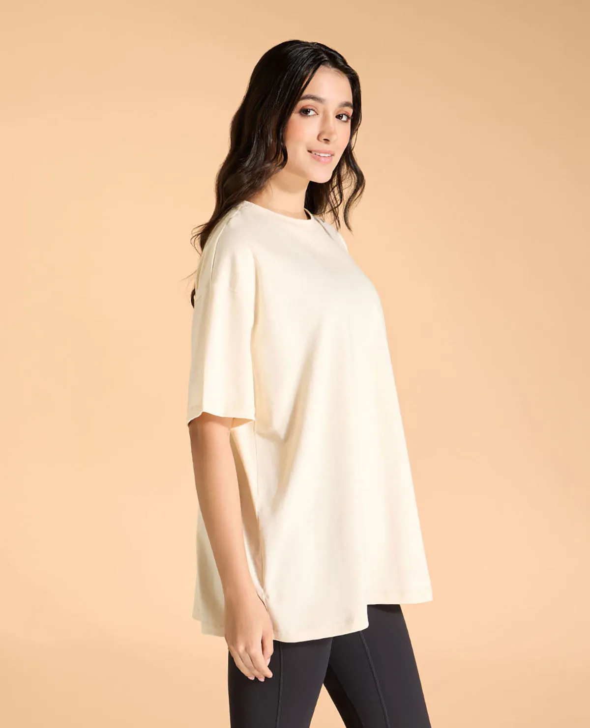 Cotton Oversized Graphic Tshirt Light Wear Chic Style
