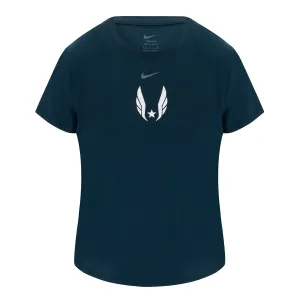 Compact Stitch Pattern Nike USATF Women's One Classic Dri-FIT Top