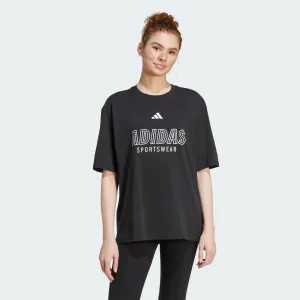 Adidas Women's House Of Tiro Black Tee Cozy Wear Active Style Trend