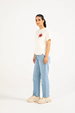 Flexible Waistline TEXTURED KNIT TOP