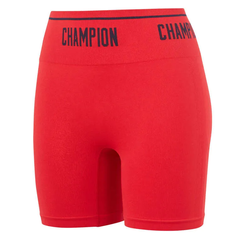 Luxury Feel Champion Women's Rochester Bike Red Shorts