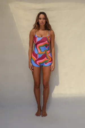 Non Irritating Tags Tagless Labels Bobby Surf Suit - Volcano