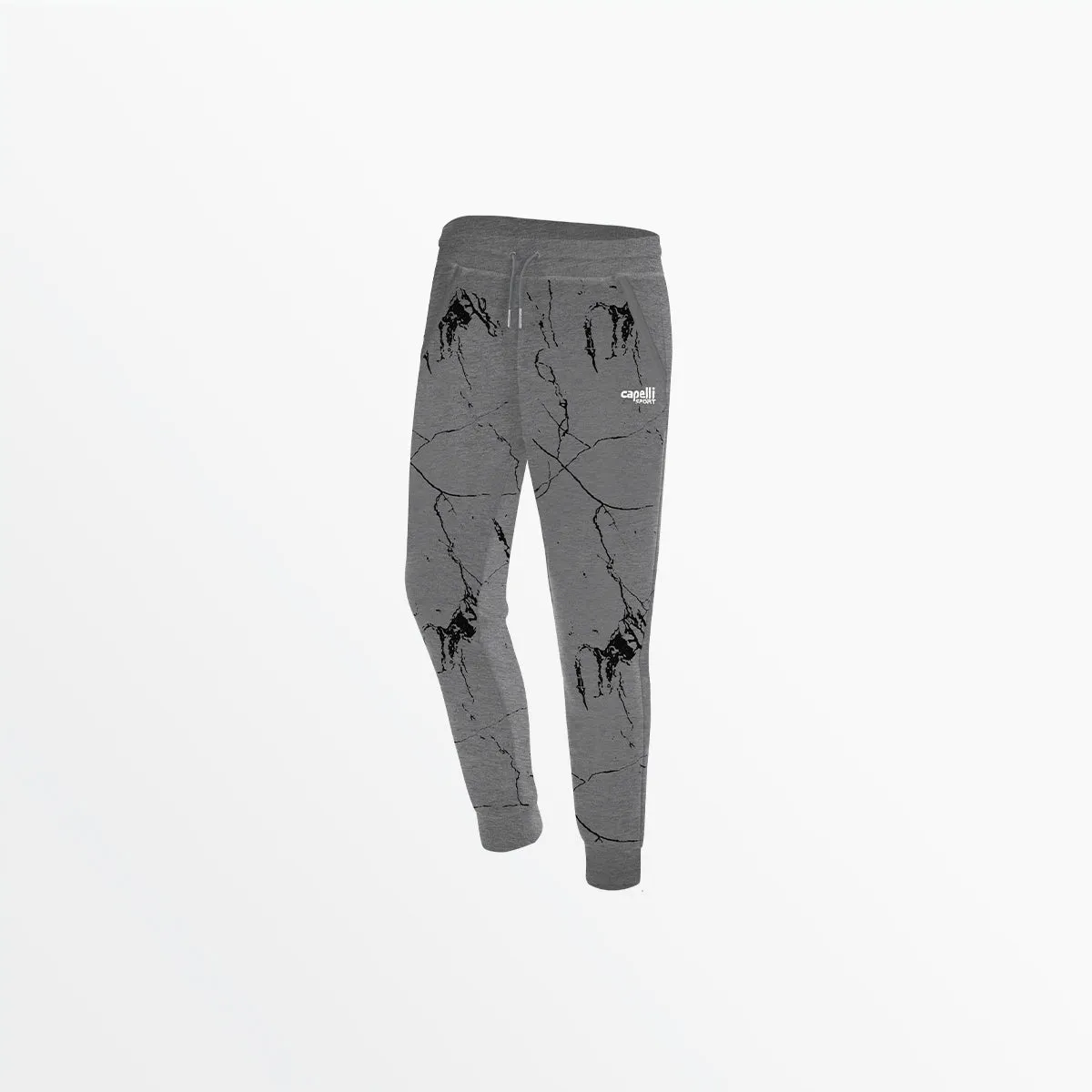 ZeroChafeSeams Formal Look WOMEN'S MARBLE FRENCH TERRY JOGGERS