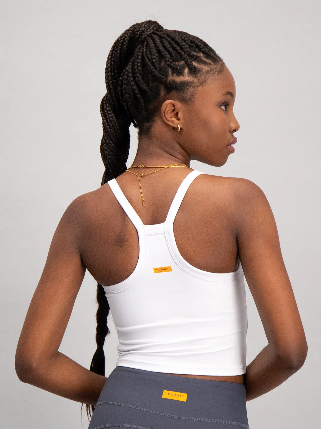 Essential Supportive Tank - White underground shock - absorbing